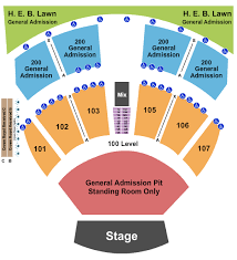 austin360 amphitheater seating chart austin