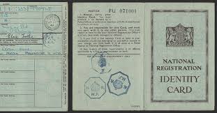 The introduction of the cards was initially championed by former home secretary david blunkett. United Kingdom Identity Card Issued During World War Ii 1944