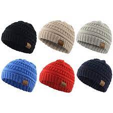 Amazon Com American Trends Kids Baby Toddler Winter Knit Warm Hats For Boy Girl Beanie Caps 2 Pack Dar Toddler Beanie Trendy Baby Boy Clothes Cute Winter Hats
