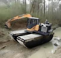 How Does an Amphibious Excavator Work? | Wetland Equipment ...
