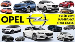 Sifir Opel Fiyat Listesi Eylul 2020 Yeni Opel Corsa Opel Astra Opel Suv Fiyatlar Youtube