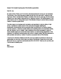 Studies have shown that a good subject line can increase the email open rate dramatically. How To Write An Email Asking For An Internship With Pictures