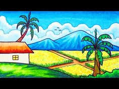 Nah, pada kesempatan kali ini kami akan fokuskan pembahasan mengenai naturalisme pada bidang seni. 58 Contoh Gambar Pemandangan Alam Yang Mudah Digambar Ideas Drawings Easy Drawings Drawing Scenery