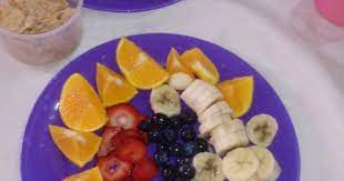 Desayuno Saludable Para Ninos Y Grandes Receta De Flor Cookpad