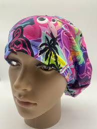 Buy Pink Flamingo Scrub Cap, Soft Euro Style Scrub Hat, Summer Vibes  Surgical Cap Online in India
