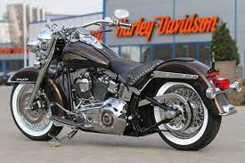 A 110th Anniversary Edition Of The Harley Davidson Heritage Softail By Thunderbike Harleydavidson Harley Softail Harley Davidson Fatboy Harley Davidson Dyna