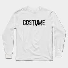 The Word Costume The Word Costume Long Sleeve T Shirt Teepublic Sleeves Long Sleeve Tshirt Men Long Sleeve Tshirt