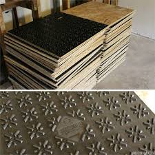 Basement Renovation Dricore Subfloor Installation Basement Renovations Waterproofing Basement Basement Flooring Options