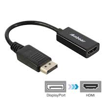 Display Port To Hdmi Anbear Displayport To Hdmi Adapter Cable Male To Female For Displayport Enabled Desktops And L Hdmi Amazon Electronics Audio Installation