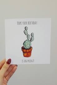Birthday Card Drawing Ideas For Friend Birthday On Point Card Cactus Greeting Card Birthday Cactus Etsy Birthday Card Drawing Cool Birthday Cards Card Drawing