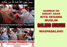 Hasil gambar untuk fitnah wahabi syiah