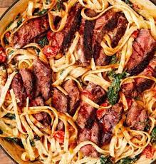 Creamy Steak Fettuccine Yummy Beef Recipes Cadangan 13 In 2020 Recipes Fettuccine Fettuccine Recipes