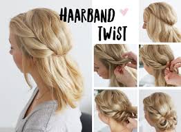 Es scheint, dass das haar. 4 Einfache Frisuren Fur Jeden Anlass Haarband Frisur Frisur Eingedreht Haare Zusammenbinden