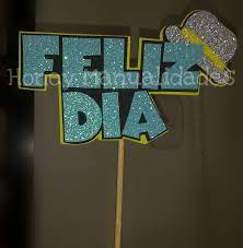 Comprar este vector de stock y explorar vectores similares en adobe stock. Feliz Dia En Foami Feliz Dia Hombre Feliz Dia Papa En Foami O Goma Eva Happy Day Idea Creativas Topper