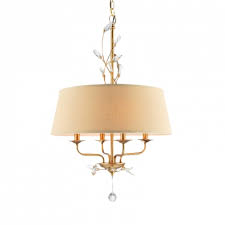Free shipping add to cart. 4 Lights Drum Chandelier With 16 Adjustable Cord Contemporary Fabric Pendant Lighting In Brass Hl509973 Buy At The Price Of 135 82 In Beautifulhalo Com Imall Com