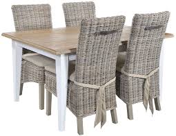 Browse our range of dining tables sets. Rowico Lulworth White Dining Table And 4 Maya Grey Wash Cushion Chairs Cfs Furniture Uk