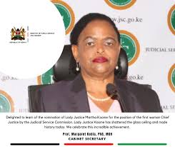 She has 33 years of experience in legal practice under her belt and a significant. I Am Delighted To Learn Prof Margaret Kobia Phd Mgh Facebook