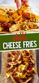 Chili Cheese Fries In 2020 Chili Cheese Fries Recipes Food
