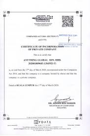 Malaysia certificate attestation agencies are providing this kind of certification with swift and legitimate services. Anything Global Home Facebook