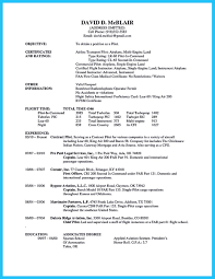 to arrange an aviation resume is