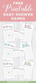 We spend a lot of time designing and creating the pdf file of our baby shower printables. Free Printable Baby Shower Games Pjs And Paint Volume 1