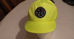 Maui And Sons Vintage Look Of 1980 039 S Bright Neon Yellow Flip Hat Cap Rare Men 039 S Maui And Sons Neon Yellow Vintage Looks
