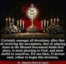 St Alphonsus Has Many Writings Supporting Spiritual Communion Also He Says That It Can Be Even Be Eucharistic Adoration Saint Quotes Catholic Catholic Prayers