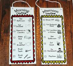 Editable daily schedule for preschool. Before And After School Visual Routines For Kids Where Imagination Grows