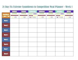 21 Day Fix Chart Pdf Www Bedowntowndaytona Com