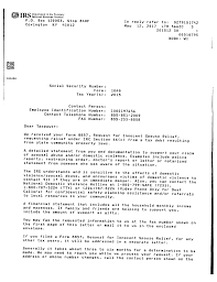 Irs Letter 3662c Requesting Spouse Initial Contact H R Block