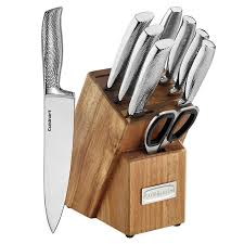 Cuisinart 10 Piece Hammered Handle Knife Block Set In 2020 Knife Block Set Hammer Handles Knife Block