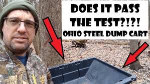 Yardworks 10 cu ft steel dump trailer review