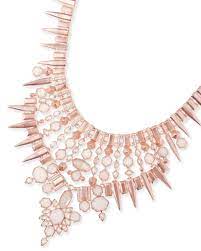 Seraphina Statement Necklace In Champagne Kendra Scott Jewelry Rose Gold Statement Necklace Statement Necklace Champagne Jewelry