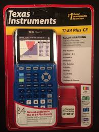 Texas Instruments Ti 84 Plus Ce Color Graphing Calculator Blue Free Shipping Texasinstruments Graphing Calculator Color Graphing Graphing