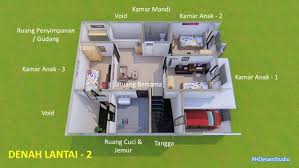 Dalam koleksi denah rumah lengkap dengan tampak ini bisa sahabat perhatikan bagaimana hubungan antara lantai dasar (lantai 1) dengan lantai atas (lantai 2) yang keduanya harus nyambung sehingga ketika ditumpuk, maka akan masuk akal dari segi ruang maupun struktur. Home Design Plan 8x12m With 4 Bedrooms Home Ideas