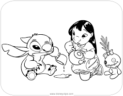 For boys and girls, kids and adults, teenagers and toddlers, preschoolers and older kids at school. Lilo And Stitch Coloring Pages 3 Disneyclips Com