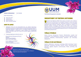Phd lecturer salary in malaysia. Recruitment Of Visiting Lecturers