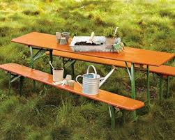 Vintage Biergarten Table Garden Table Beer Table Table