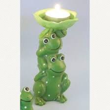 resin frog stack candle holder diy wooden candle candles candle holders