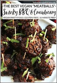 Continue roasting until beans are tender, slightly browned and just starting to shrivel. The Best Vegan Party Food Bbq Cranberry Bean Balls