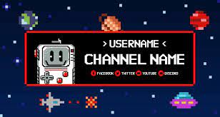 Placeit Twitch Banner Maker With 8 Bit Characters And Pixel Art Background Video Video Pixel Art Background Pixel Art 8 Bit