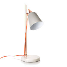 Grey Table Desk Lamp With Marble Base Grey Table Lamps Table Lamp Lamp