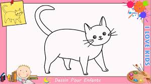 Voir plus d'idées sur le thème dessin chat, dessin, illustration de chat. Comment Dessiner Un Chat Facilement Etape Par Etape Pour Enfants 7 Youtube
