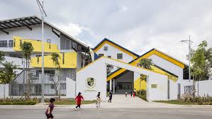 Gallery Of Da Hop Kindergarten And Primary School 1 1 2 Architects 7 Primary School Roof Architecture Architect