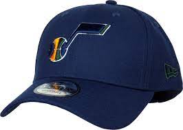 New Era 9forty Nba The League Adjustable Team Cap Navy Blue With The Utah Jazz Front Logo The New Era Side Logo And The Jazz Re Utah Jazz Team Cap Nba