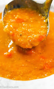 Lentil Soup Is A Pureed Soup Made With Vegetables Spices And Red Lentils It Has A Delicious Smoky Flavor And A Thick Texture That