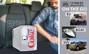 Every day, millions of people experience the unique taste. Coca Cola Diet Coke Mini Fridge 6 Can Ac Dc Cooler Warmer