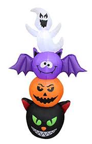 8 foot high halloween blow up inflatables dead tree with white ghost,pumpkin and owl for halloween yard outdoor decorations (halloween inflatables ghost tree with). Pin On Halloween Outdoor Decor