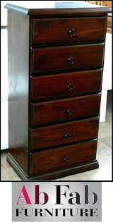 Including two chests of drawers with different shapes side 1 / side 2 (1970); A Banksia Assembled Timber Tallboy Slim Lingerie Chest Of 6 Drawers In Walnut Ab Fab Furniture Penrith