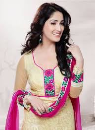 Image result for yami gautam in action jackson blue saree